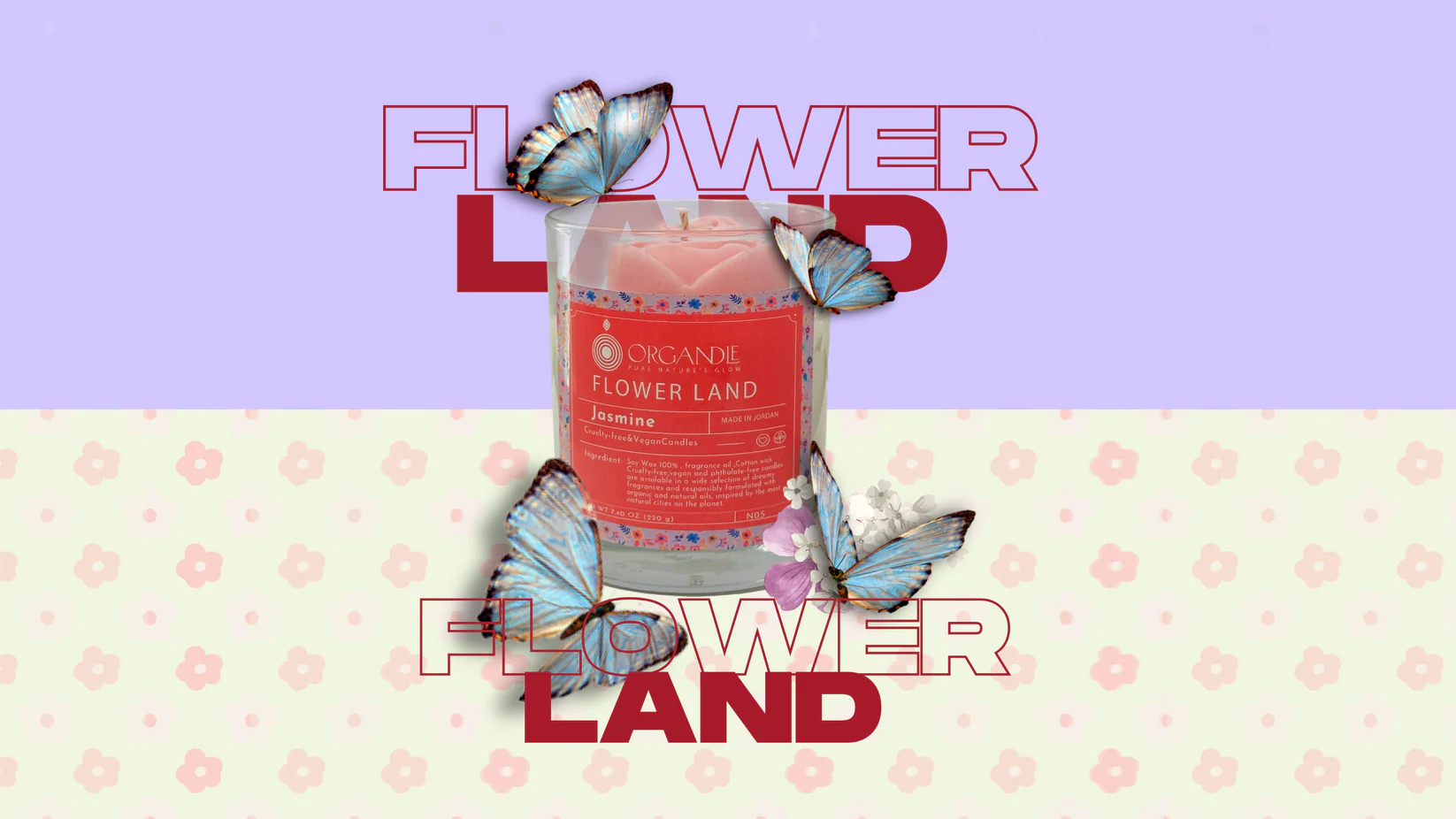 شمعة "Flower Land" - Image 7