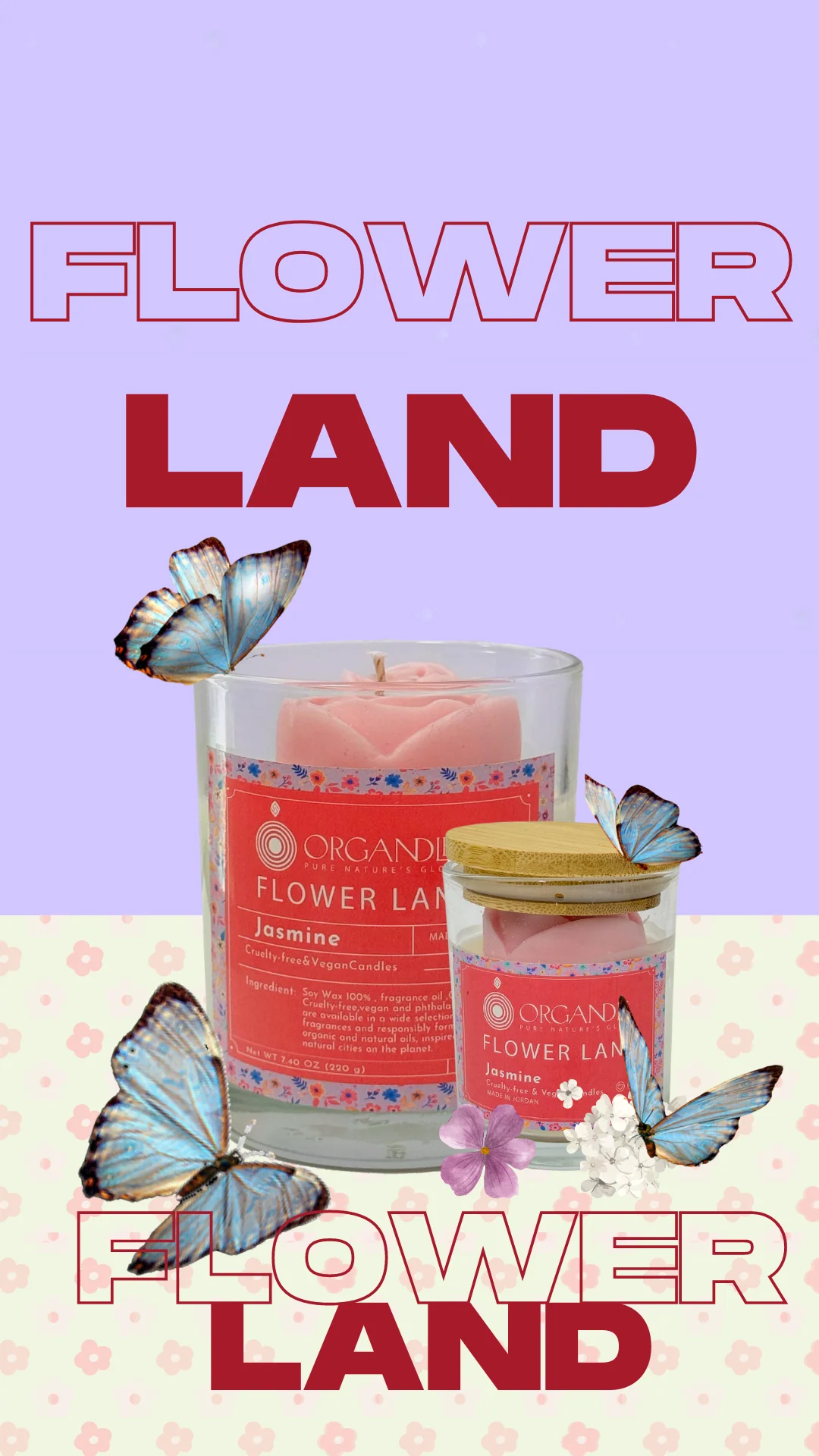 شمعة "Flower Land" - Image 6