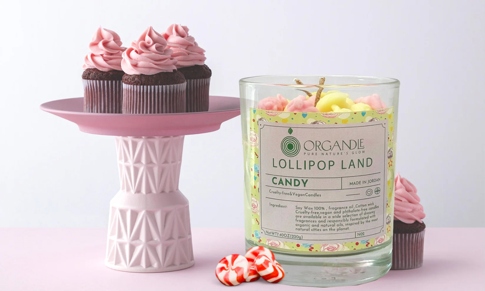 شمعة Lollipop Land - Image 3