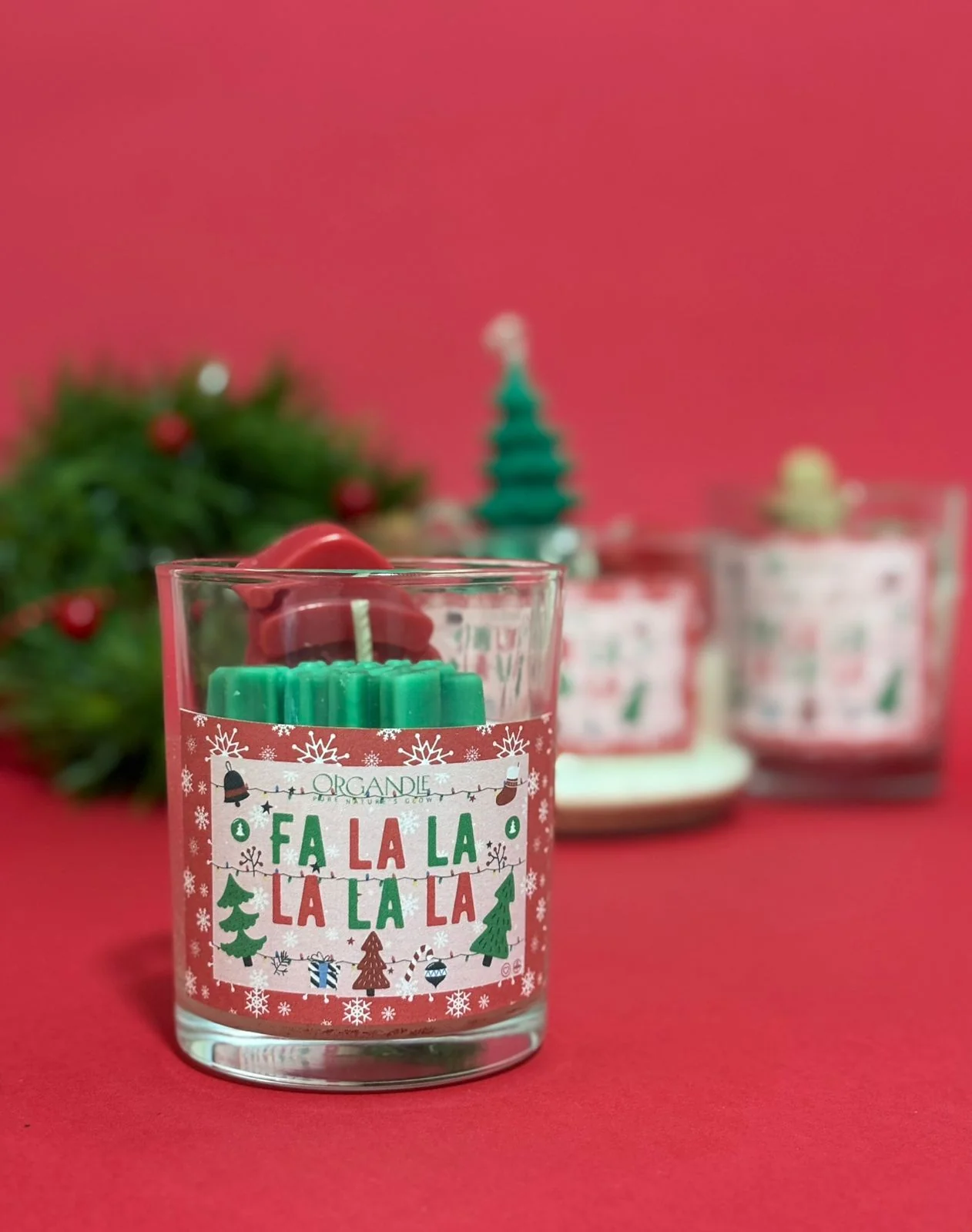 شمعة "FA LA LA LA" - Image 5